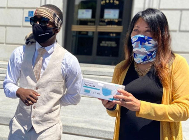 Treasurer Ma has handed out 30,000 masks to help fight COVID-19 in partnership with the nonprofit Asian Pacific Islander American Public Affairs (APAPA) group.